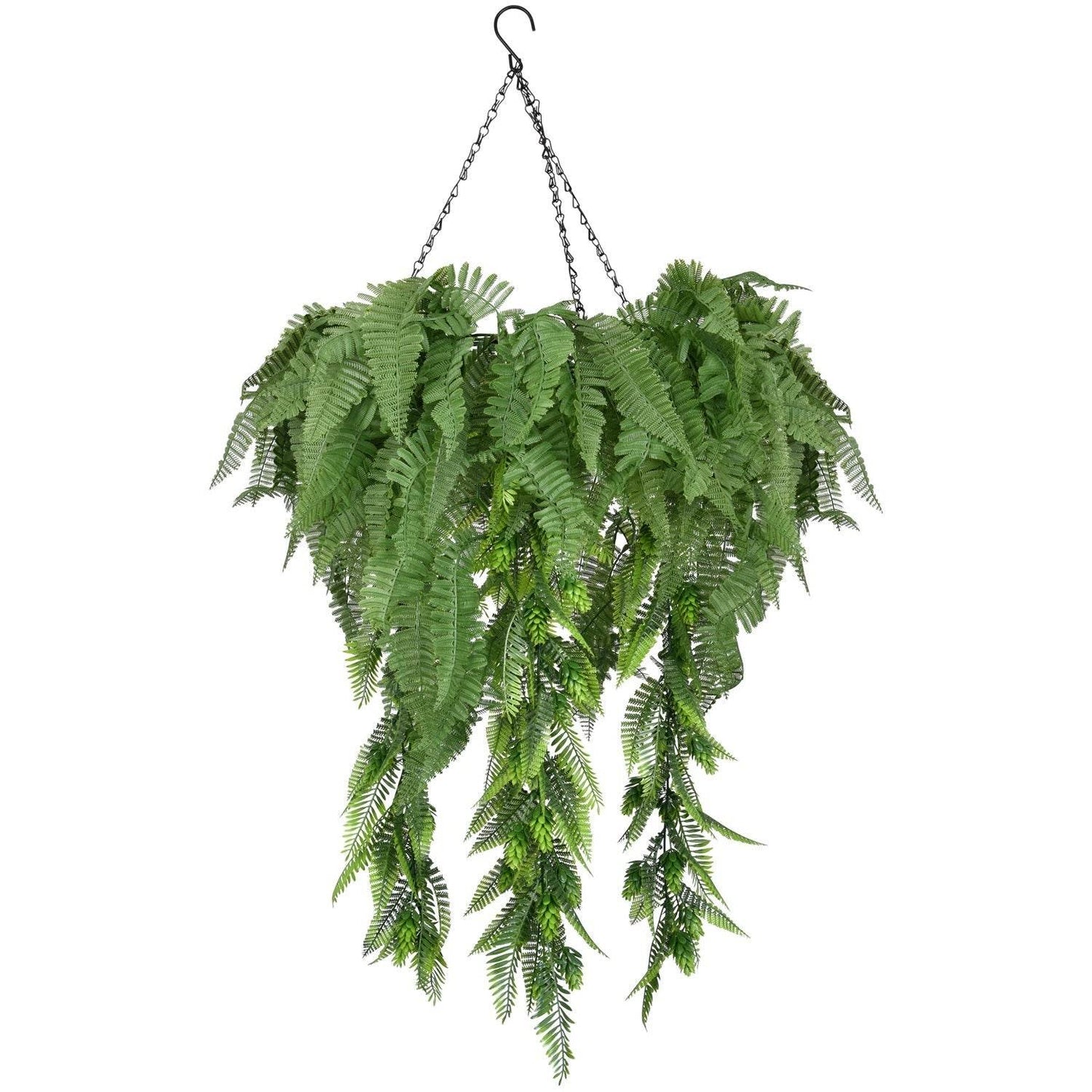 Canasta Artificial Verde - Garden Market UY
