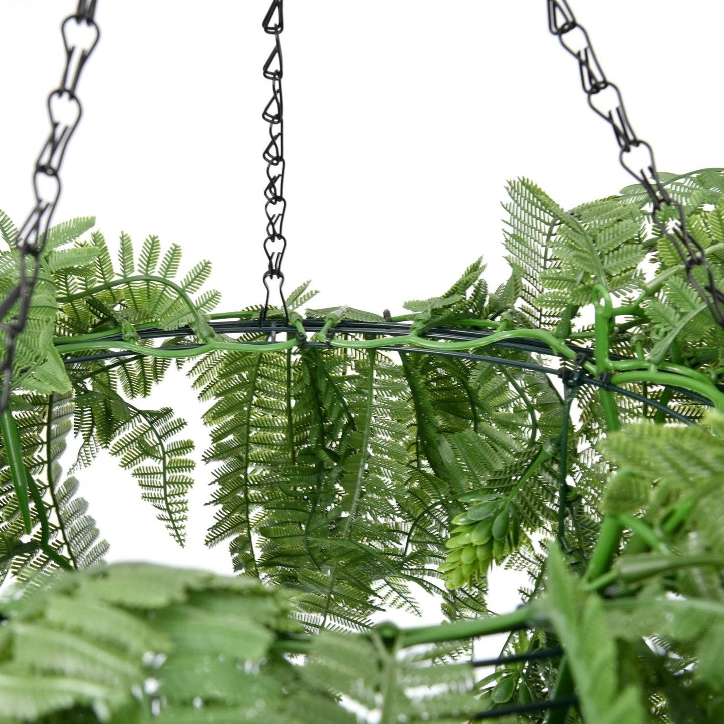 Canasta Artificial Verde - Garden Market UY