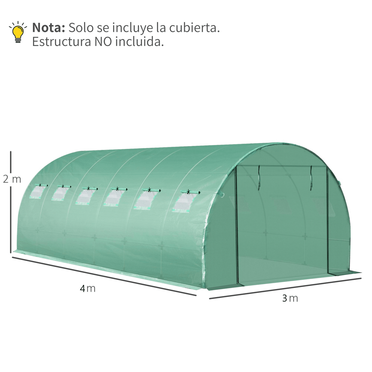 Cobertor Invernadero 12 Mt2 - Garden Market UY