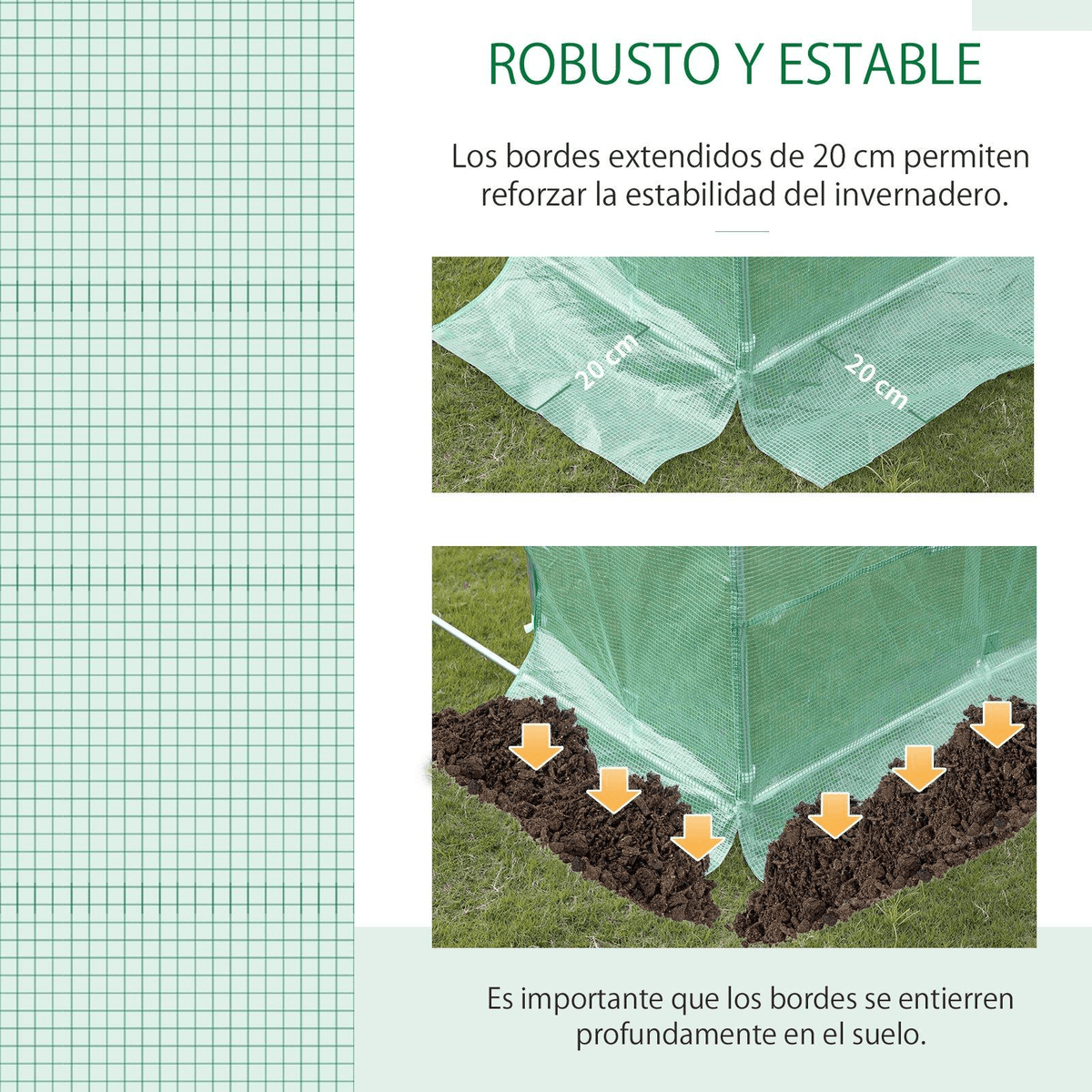 Cobertor Invernadero 12 Mt2 - Garden Market UY