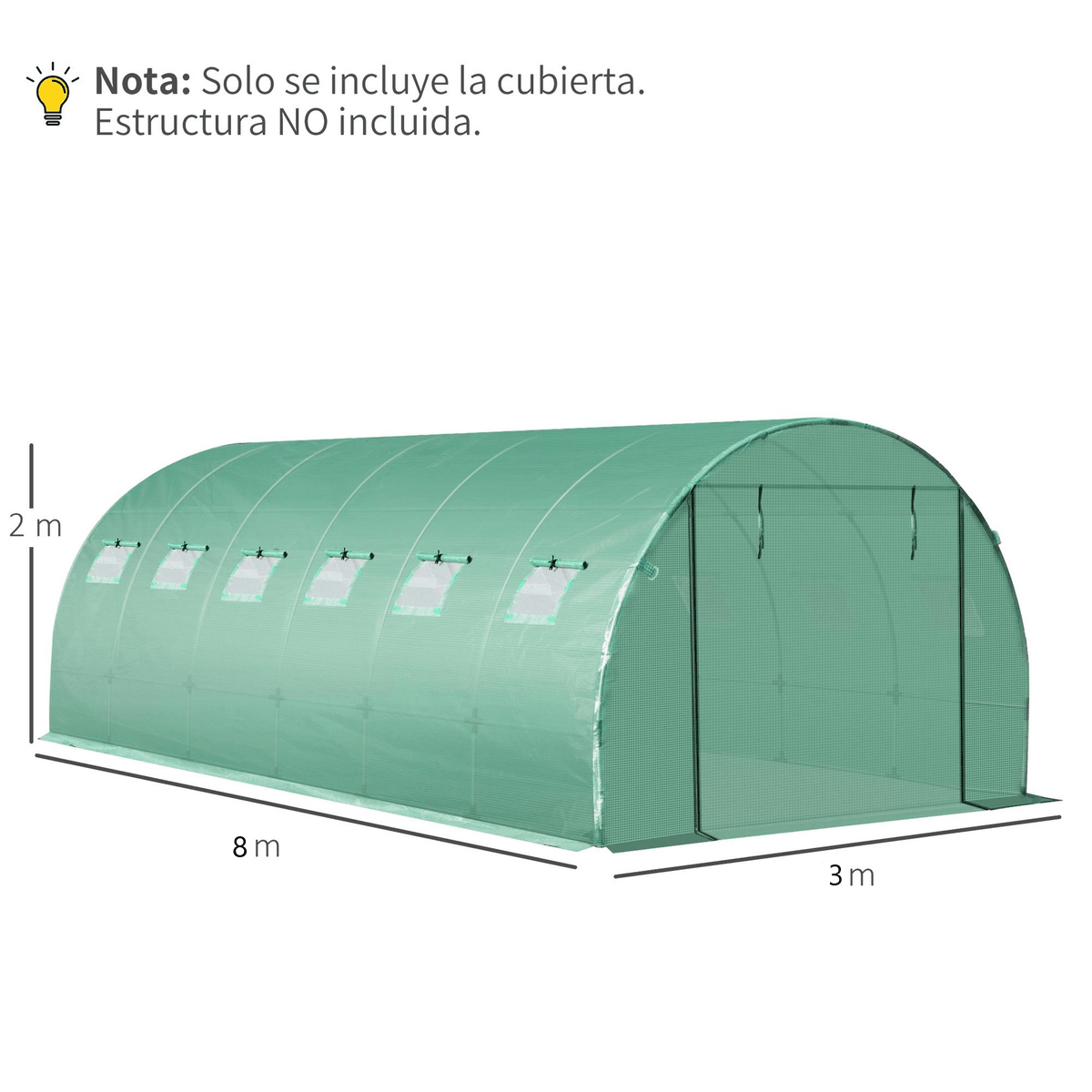 Cobertor Invernadero 24 Mt2 - Garden Market UY
