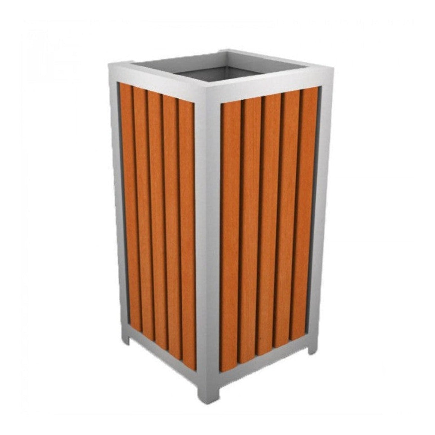 Basurero Metal Madera