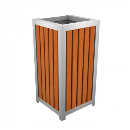 Basurero Metal Madera