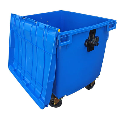Contenedor Basura 1100 Litros Azul