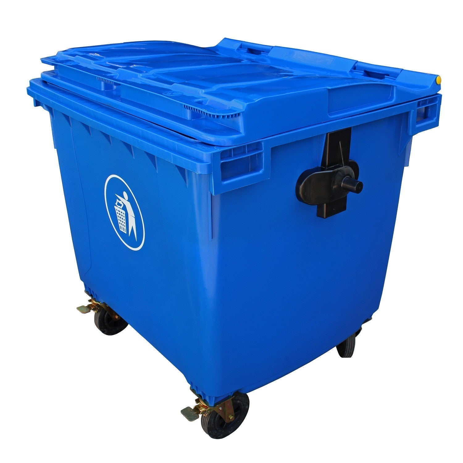 Contenedor Basura 1100 Litros Azul