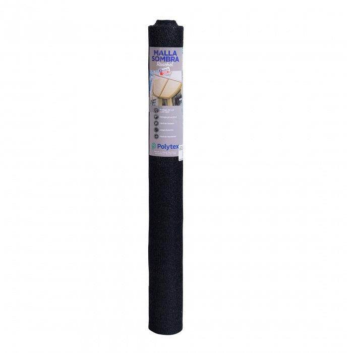 Malla Raschel 65% Negro 4.2x100 Metros - Garden Market UY
